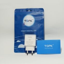 TOPK-18-Watt-Wall-Charger-Single-USB-Port-Quick-Charge-3-6
