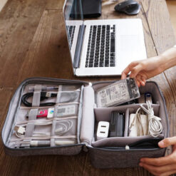 Digital-Travel-Gadgets-Organizer-For-Charger-Cables-Electronic-Accessories-with-laptop