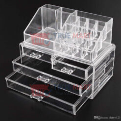 makeup organizer acrylic cosmetics box-12-lipstick-holder-drawer-2