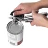 Tin can cutter and bottle opener manual with hand