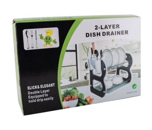 dish and plates drainer rack for kitchen box image