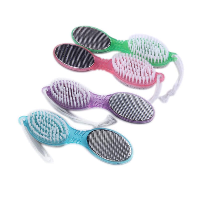4 IN 1 Foot Care Callus Brush Pumice Scrubber Pedicure Exfoliate ...
