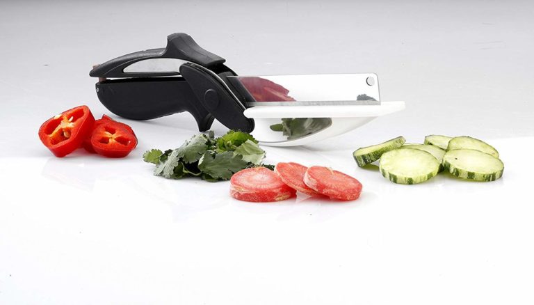 Clever Cutter 2-in-1 Food Chopper Kitchen Vegetable Scissors | Online