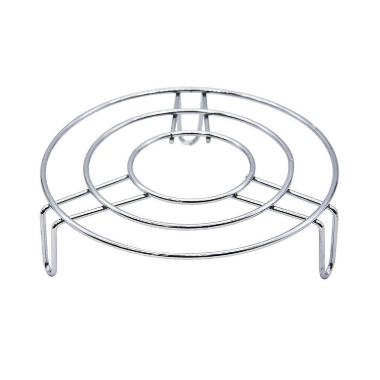 Kitchen Cooking Pot Steaming Tray Stand Stainless Steel Round Cooker