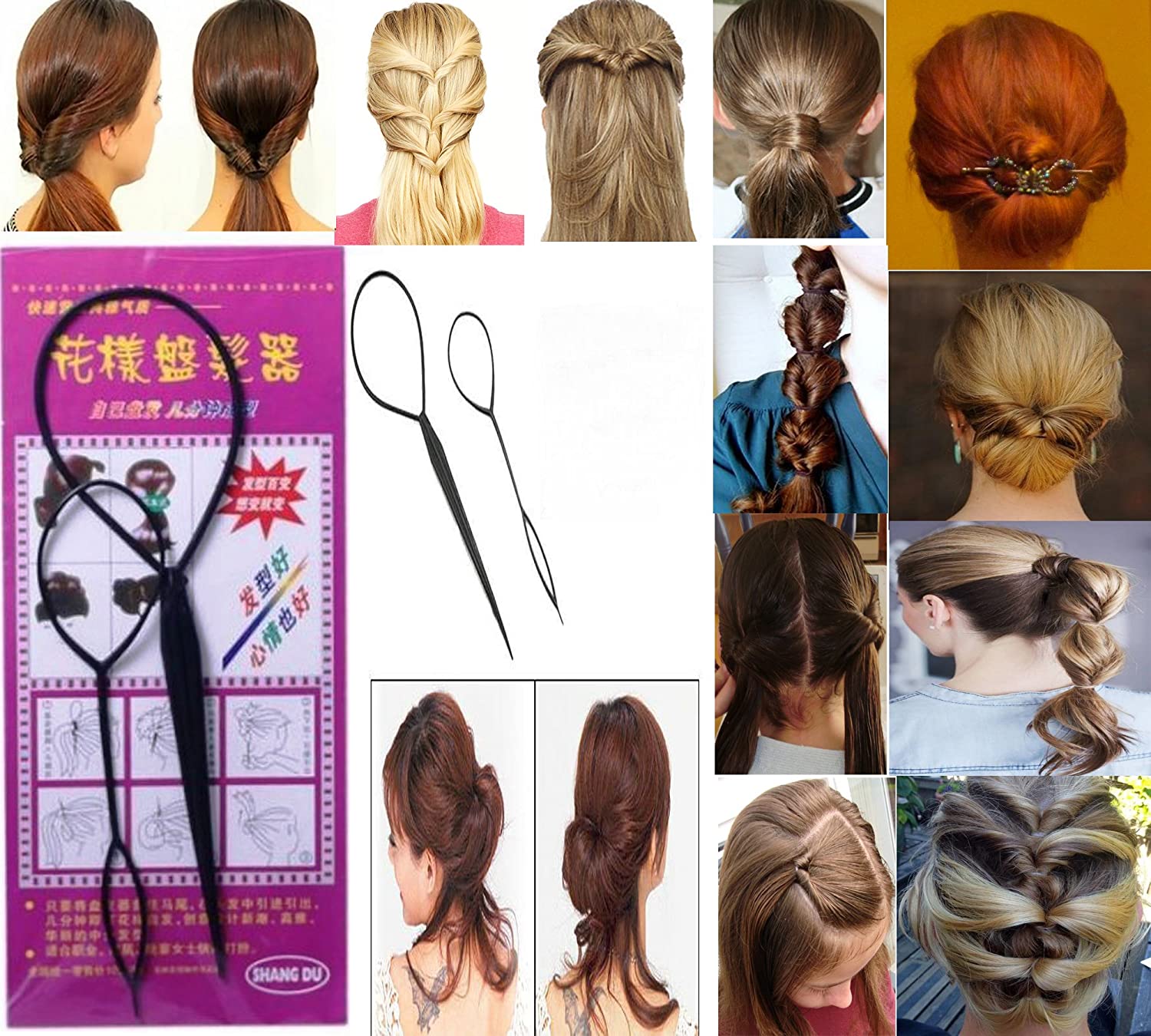 Pack Of High Quality Braids Tool Hair Accessories For Latest Hair Styles  Curler, Twister, Pony Tail Maker, Weave Braid, Bun Roller Clip Fashions For  Women, Girls: Buy Online At Best Prices |