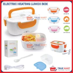 Portable electric food heating lunch box