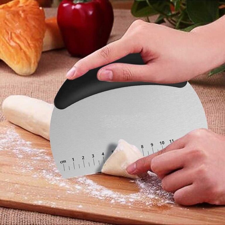 Baker's Blade Baking Dough Cutter Scraper Measuring Guide & Conversion
