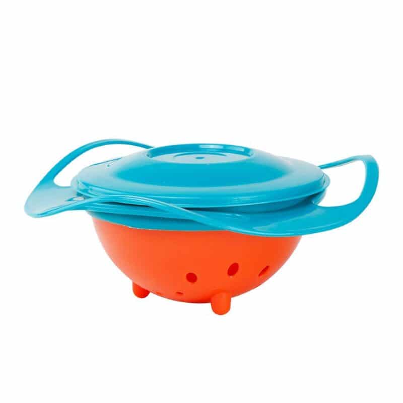 Gyro Bowl For Baby And Kids, 360 Degree Rotation Spill Proof Food Bowl ...