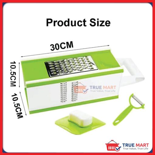 Multifunctional 5 in 1 Box Grater Slicer Handheld Vegetable Slicer Grater  - Image 3