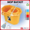 360 degree spin mop head brush handle with bucket