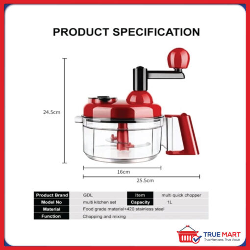 4 In 1 Food Chopper - Image 4