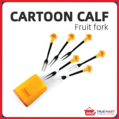 Alternative view of Duck Fruit Salad Forks Set Of 6 Reusable Toddler Stainless Steel With A Holder