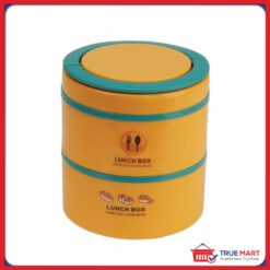  Stainless Steel Korean Style Round Multi-layer Lunch Box 