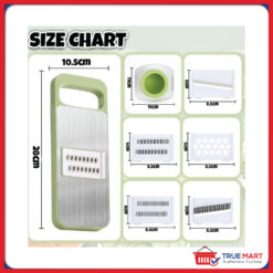 Alternative view of 5 In 1 Vegetable Stainless Steel Cutter
